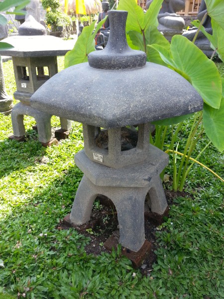 Japanische Garten Lampe 70cm Steinguss