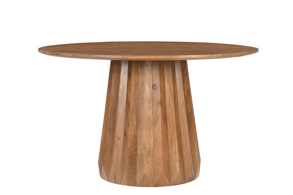 Tisch 130x130 cm AMBRA Mango massiv