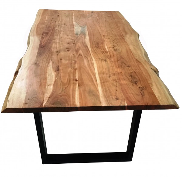Esstisch Tisch Baumkante 180 x 90 cm Akazie massiv SIT