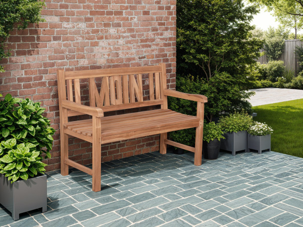 Sitzbank Woodie Bank 120cm Moin Teakbank
