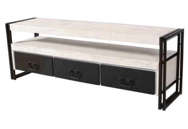 Lowboard Anrichte Schrank White Panama SIT Neu