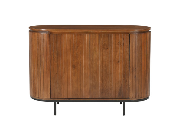 Sideboard AMBRA Mango massiv, Metall