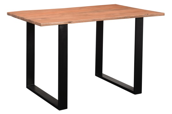 Tisch 120 x 80 cm TABLES & CO Akazieplatte + Metallgestell
