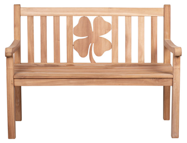 Sitzbank Woodie Bank 120cm Kleeblatt Teakbank