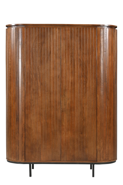 Highboard AMBRA Mango massiv, Metall