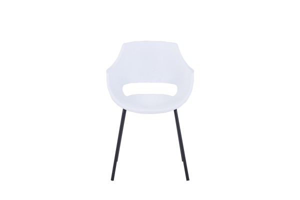 Stuhl, 2er-Set SIT&CHAIRS Beine pulverbeschichtetes Metall, Sitz und Rücken Kunststoff