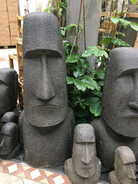 Moai Skulptur Osterinsel Kopf Figur Outdoor 200cm