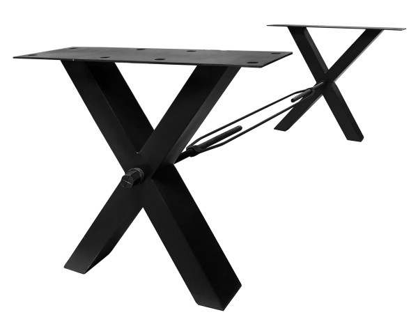 Tischgestell antikschwarz TOPS & TABLES Stahl