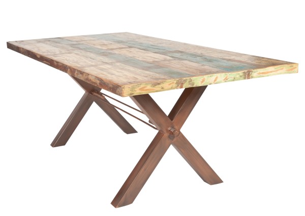 Tischplatte 180x100 cm TOPS & TABLES Altholz lackiert