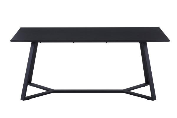 Tisch 180x90 cm Tisch MDF mit Dekor, Gestell Metall