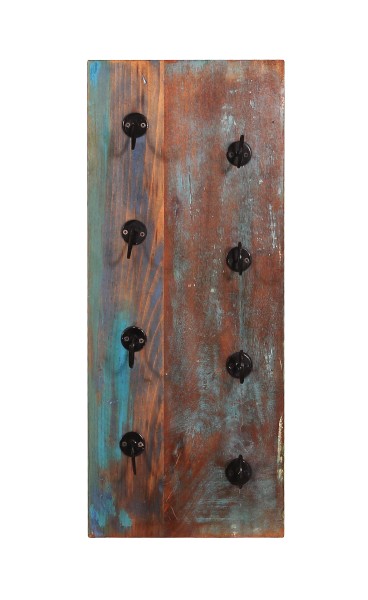 Wand-Weinregal RIVERBOAT Altholz mit starken Gebrauchsspuren, lackiert