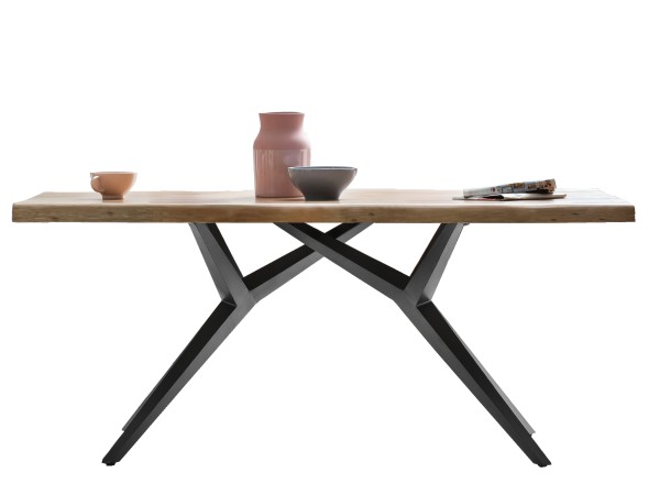 Tisch 240x100 cm TABLES & CO Platte Mango, Gestell Metall