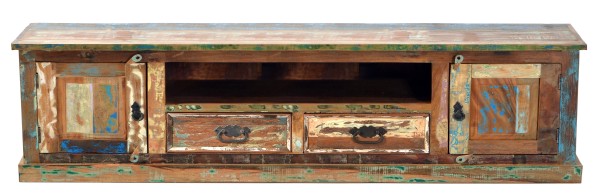 Lowboard RIVERBOAT Altholz mit starken Gebrauchsspuren, lackiert