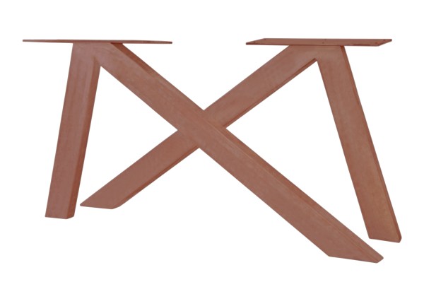 Tischgestell antikbraun TOPS & TABLES Stahl