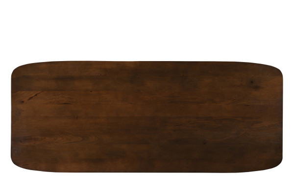 Tischplatte 180x90 cm RONDURA Mango massiv