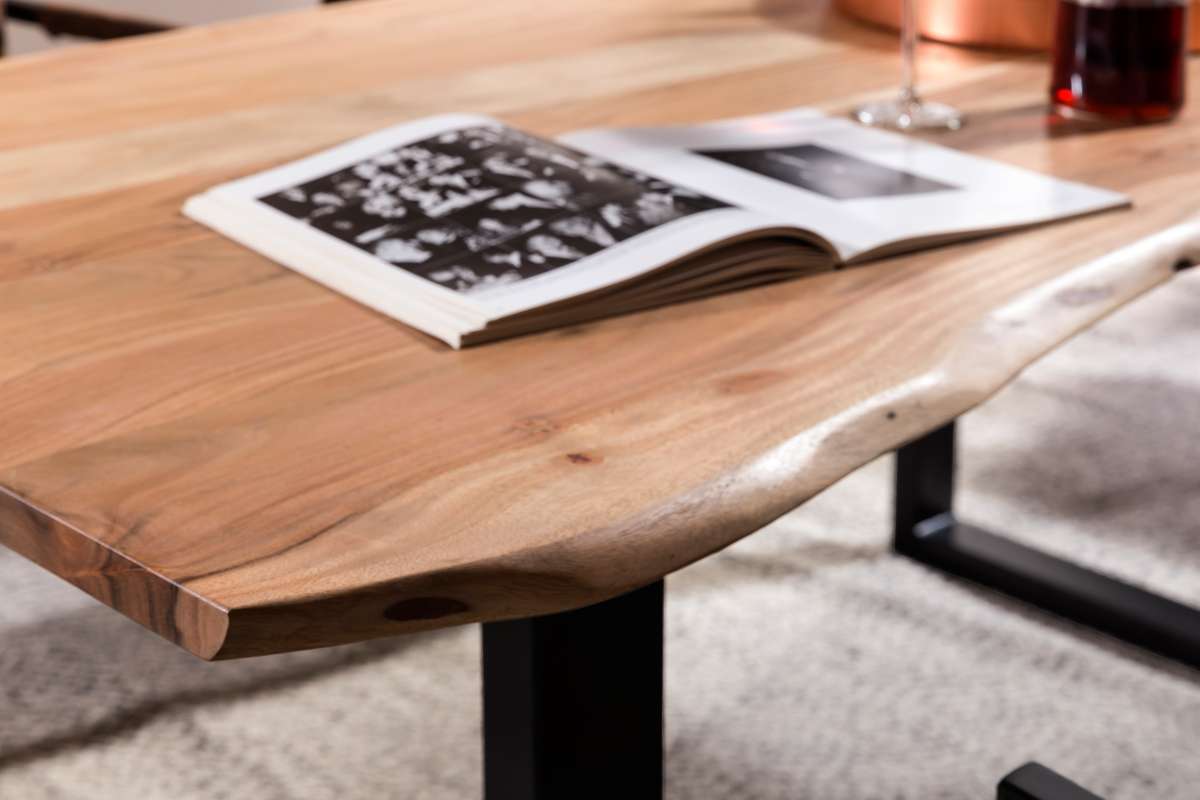 Esstisch Tisch Baumkante 180 x 90 cm Akazie massiv SIT | Esstische | Tische
