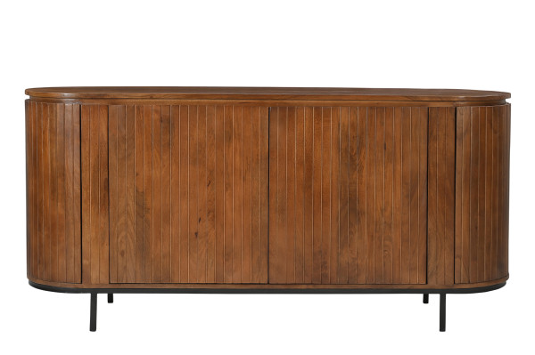 Sideboard AMBRA Mango massiv, Metall